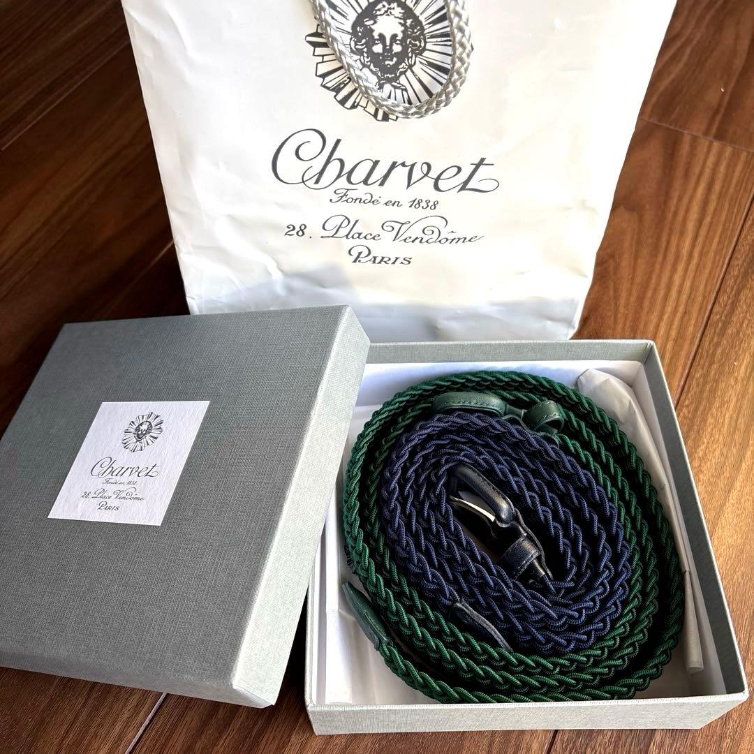 新品未使用 Charvet 革巻き メッシュベルト 箱入り Charvet 革巻き メッシュベルト｜トゥモローランド 公式通販