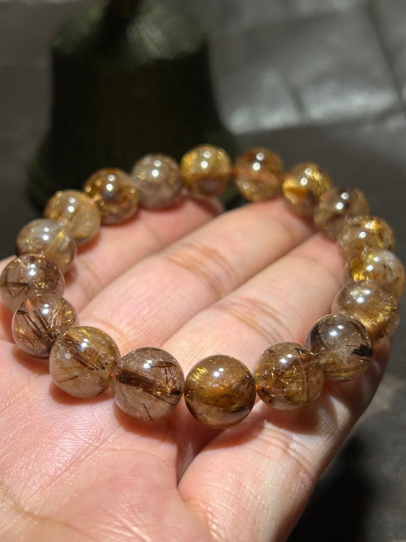 ☆別格高級品 キャッツアイ タイガー タイチン ルチル ブレス 開運福禄