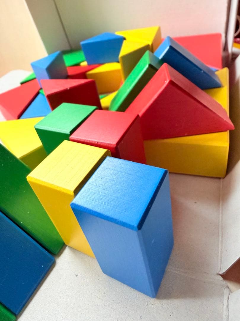 ジーナ社 4＋ 積み木 - メルカリ