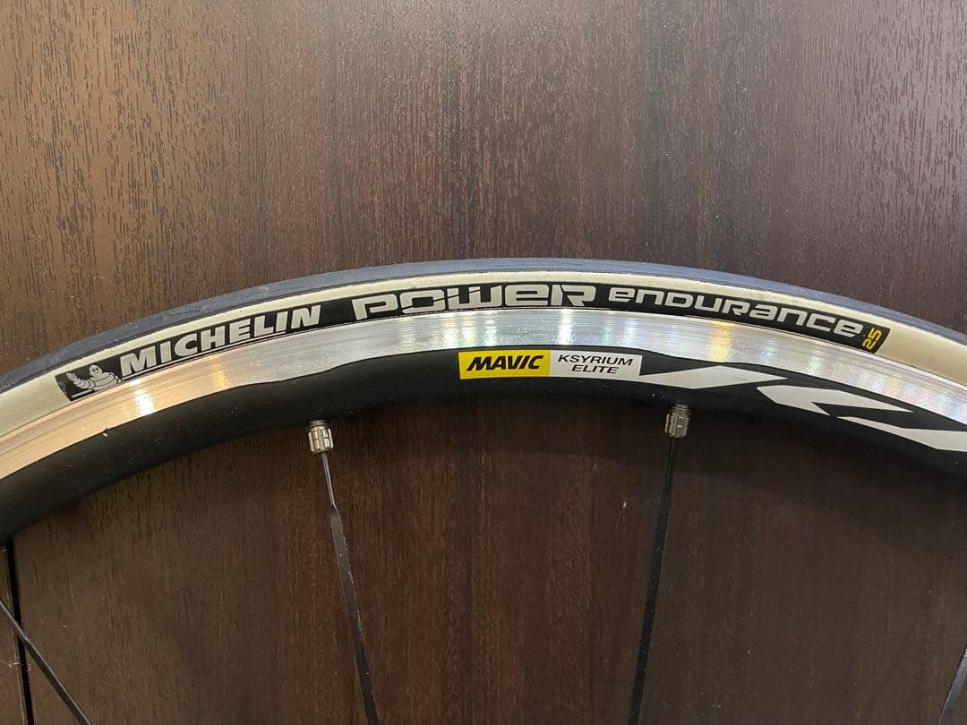 MAVIC KSYRIUM ELITE完組ホイール リムブレーキ ホワイトハブ - メルカリ