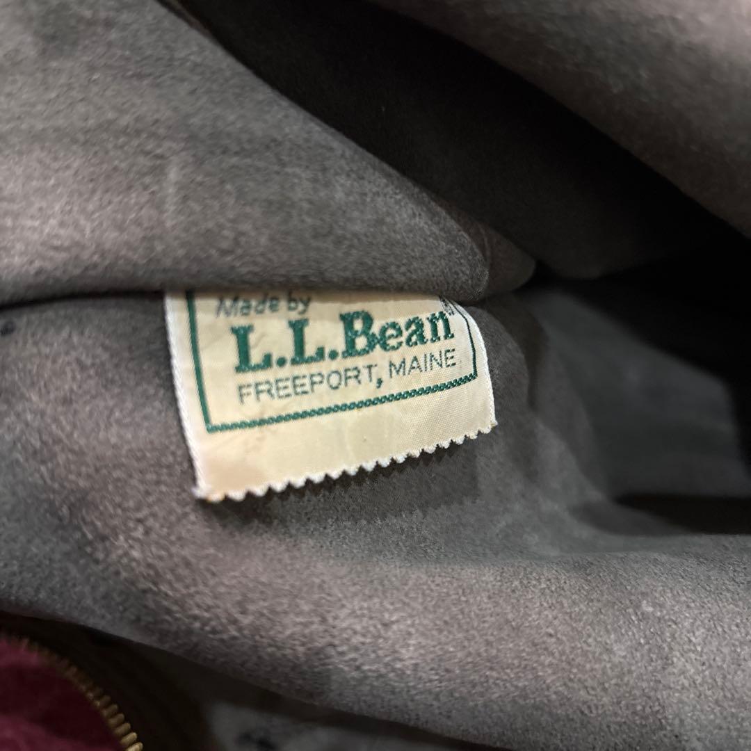 ね*ん様 80s L.L.BEAN レザー ボート トートバック スウェード