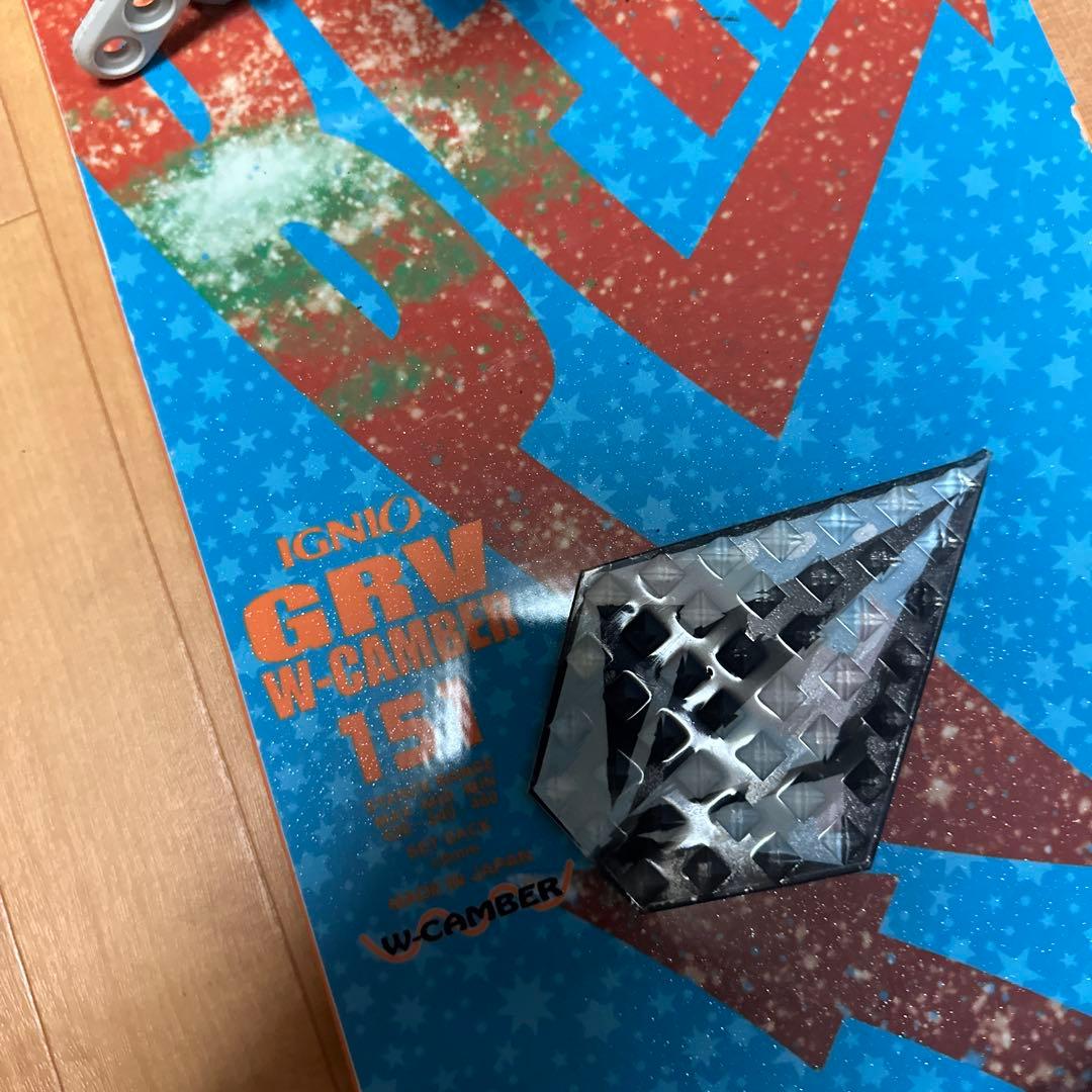 スノーボード 青とオレンジ グラフィック - メルカリ