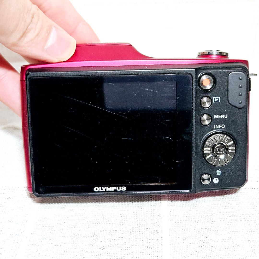 準美品 動作品 OLYMPUS sz-11 コンパクトデジタルカメラ レッド - メルカリ
