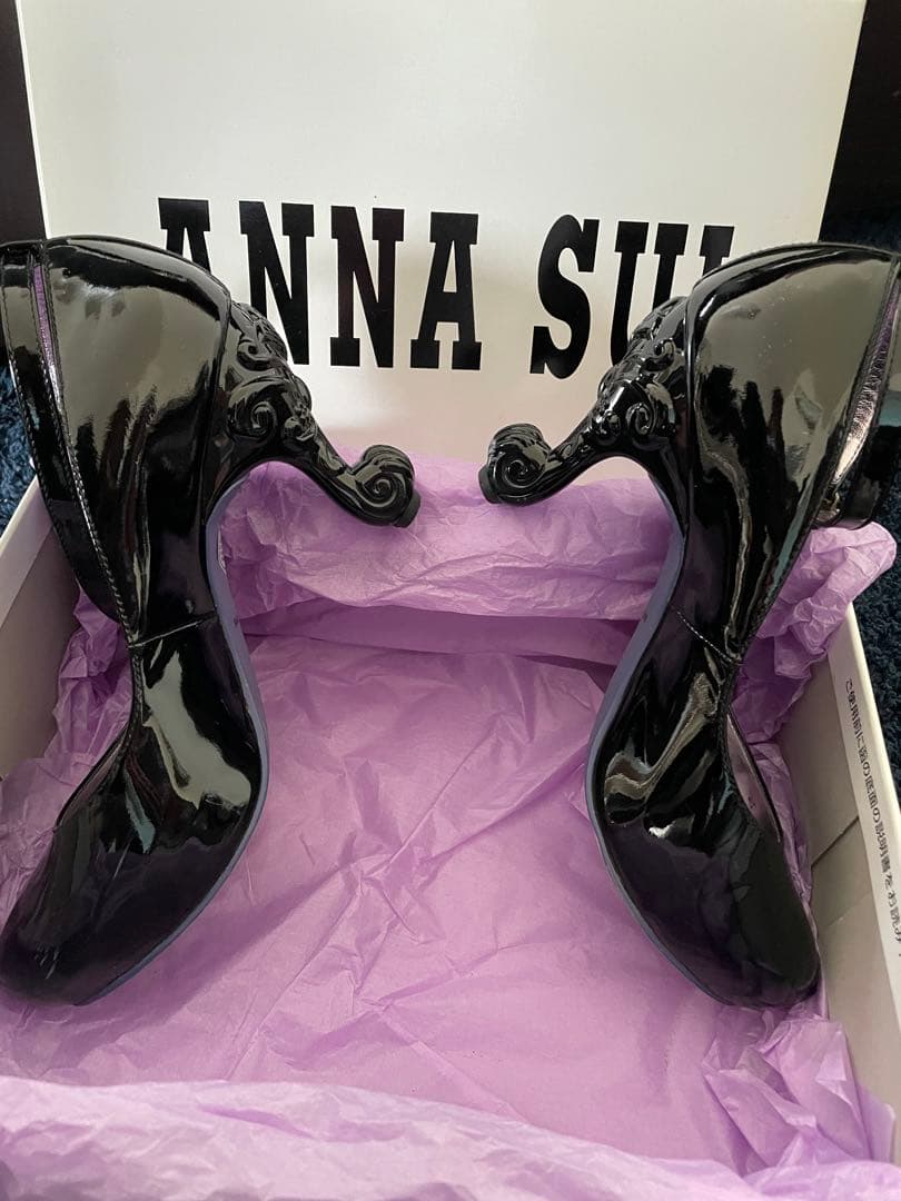 【ANNA SUI】猫足パンプス 23.5cm【アナスイ】