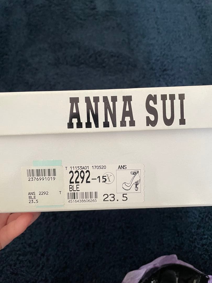 【ANNA SUI】猫足パンプス 23.5cm【アナスイ】