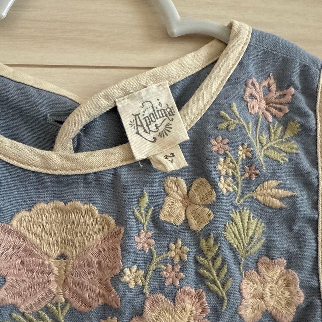 ワンピース 2022 aw Apolina Bibi Pini -Blue Moun