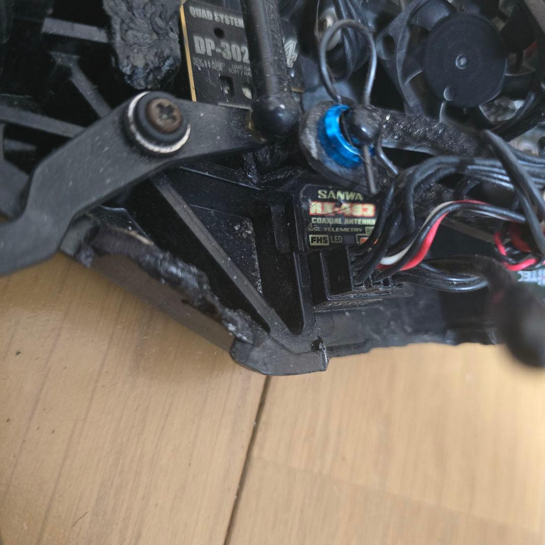 サンワ SANWA M17プロポ 受信機、GeForce製ケース付き