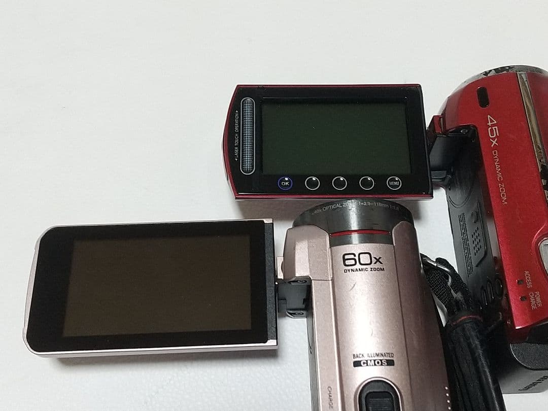 JVC ビデオカメラ 45倍 60倍ズーム ジャンク - メルカリ