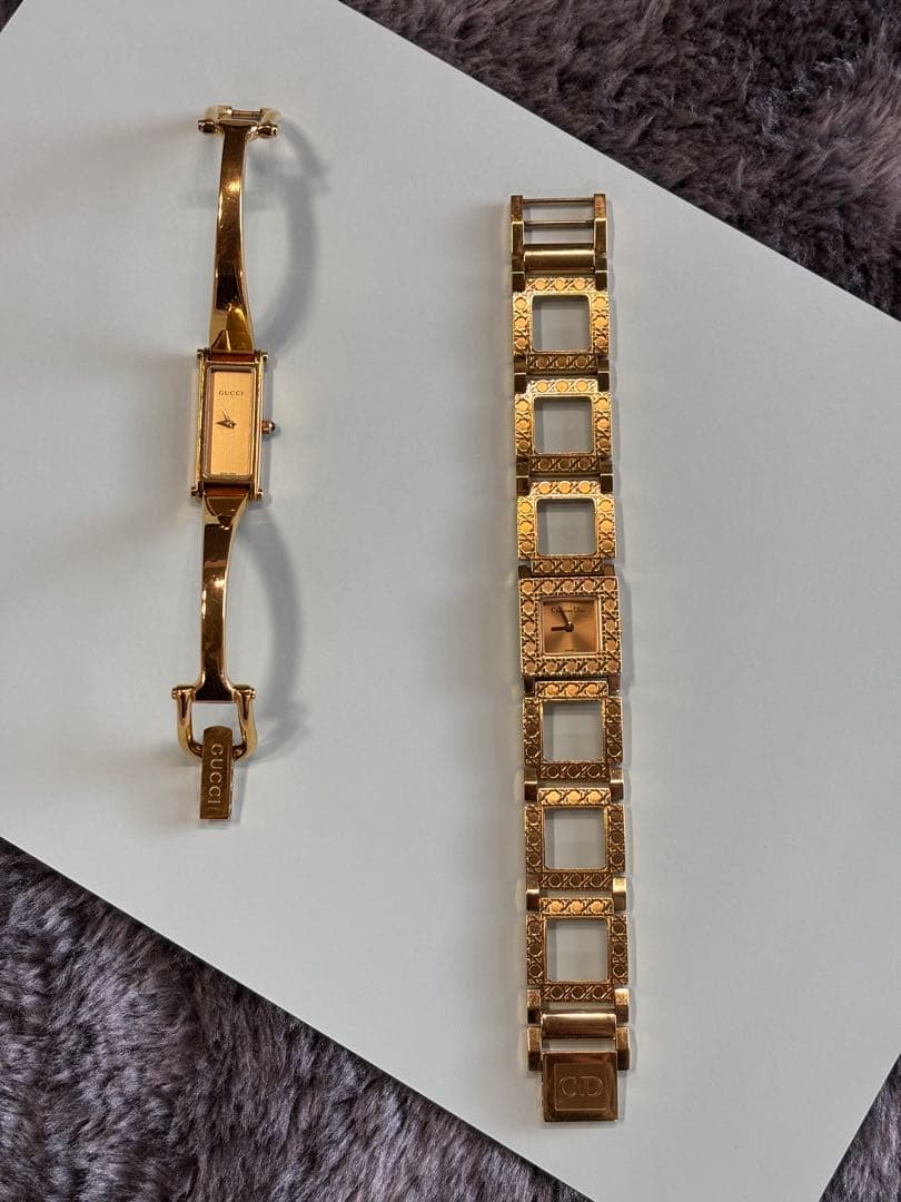 Gucci &Christan Dior 時計２コ　セット Gucci &Christan Dior 時計2コ セット