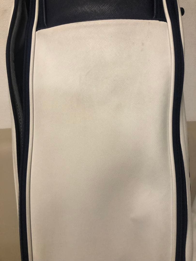 送料込み】廃盤希少品 ecco キャディバッグ ホワイト/ネイビー/レッド