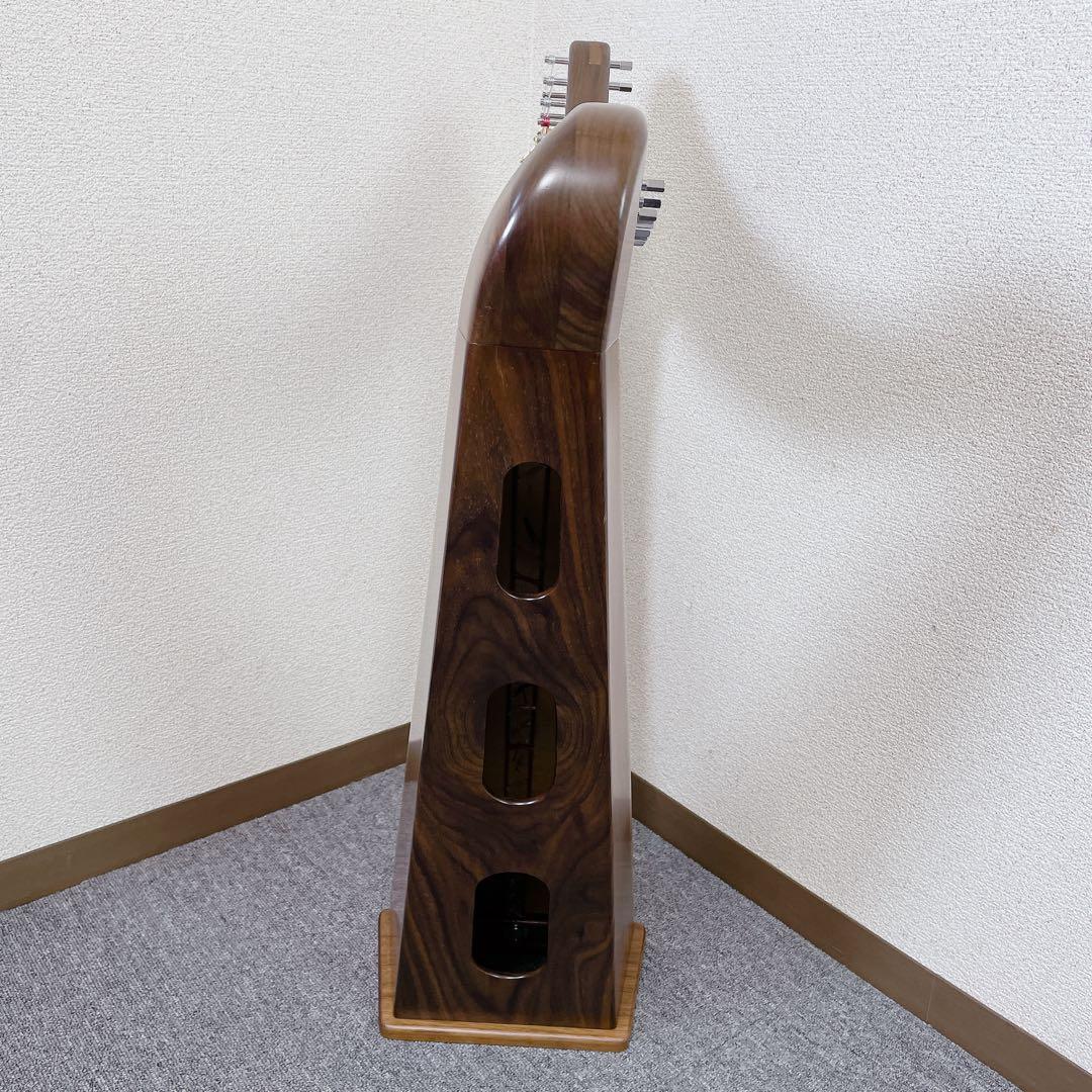 25年製 AOYAMA ハープ 25s 25弦 サウルハープ ブラウン - メルカリ