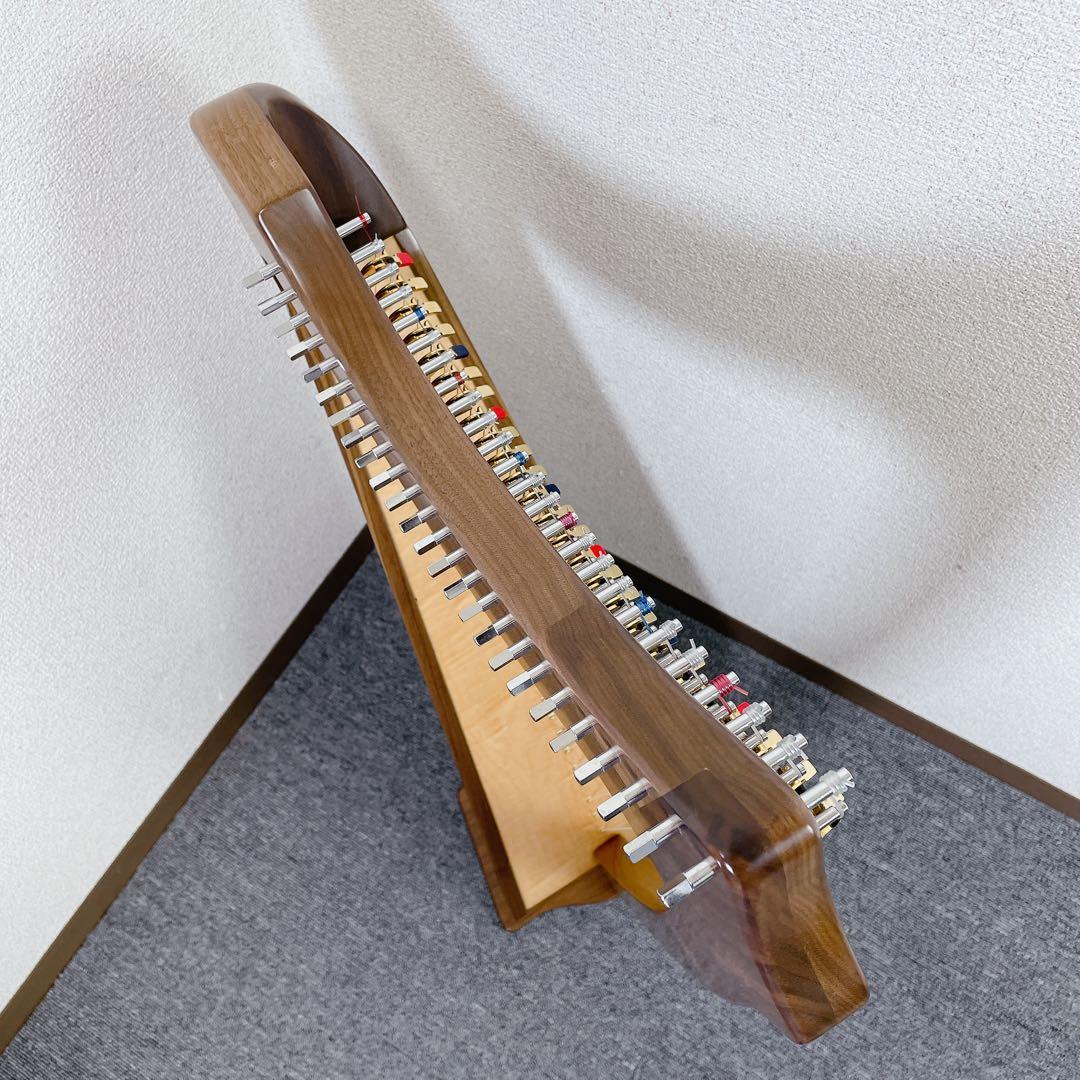 25年製 AOYAMA ハープ 25s 25弦 サウルハープ ブラウン - メルカリ