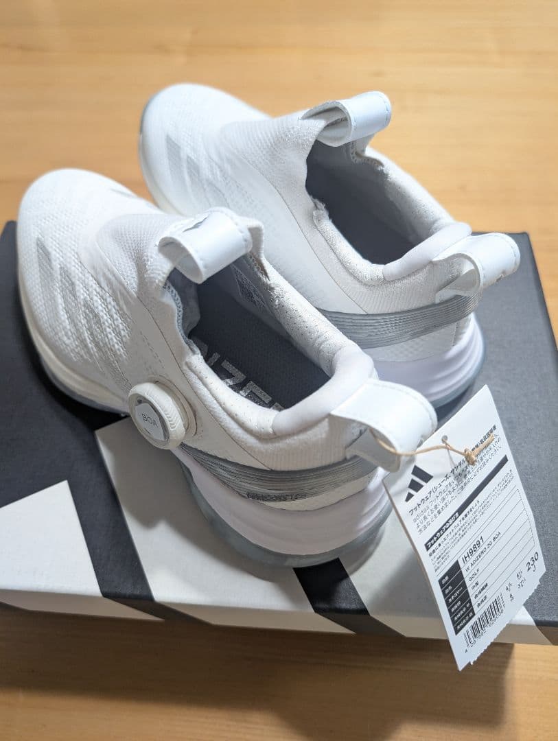未使用 アディダス ゴルフシューズ W アディゼロ ZG25 ボア 23.0cm