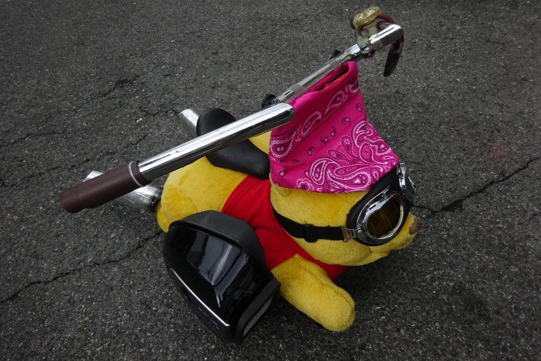 キッズカート くまのープー ハーレー 子供用バイク ディスプレイ品 面白い