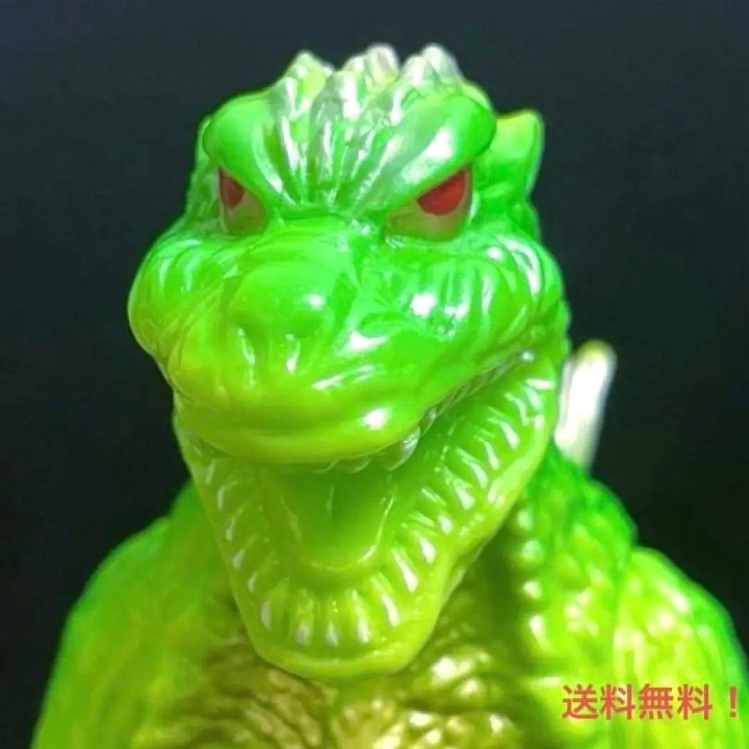 希少□ ゴジラ ソフビ 黄緑 / マーミット 2003 限定 - メルカリ