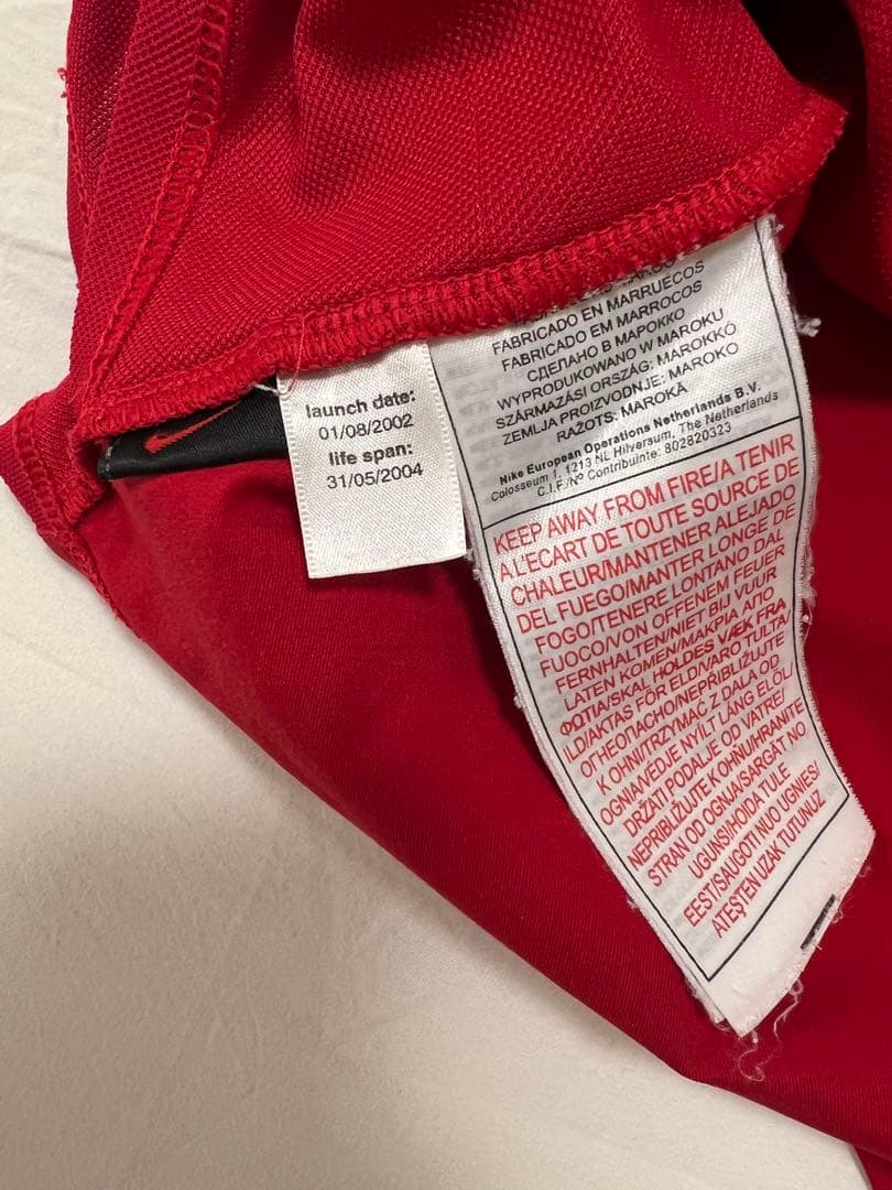 希少】02-03 マンチェスターU ユニフォーム ベッカム ゲームシャツ