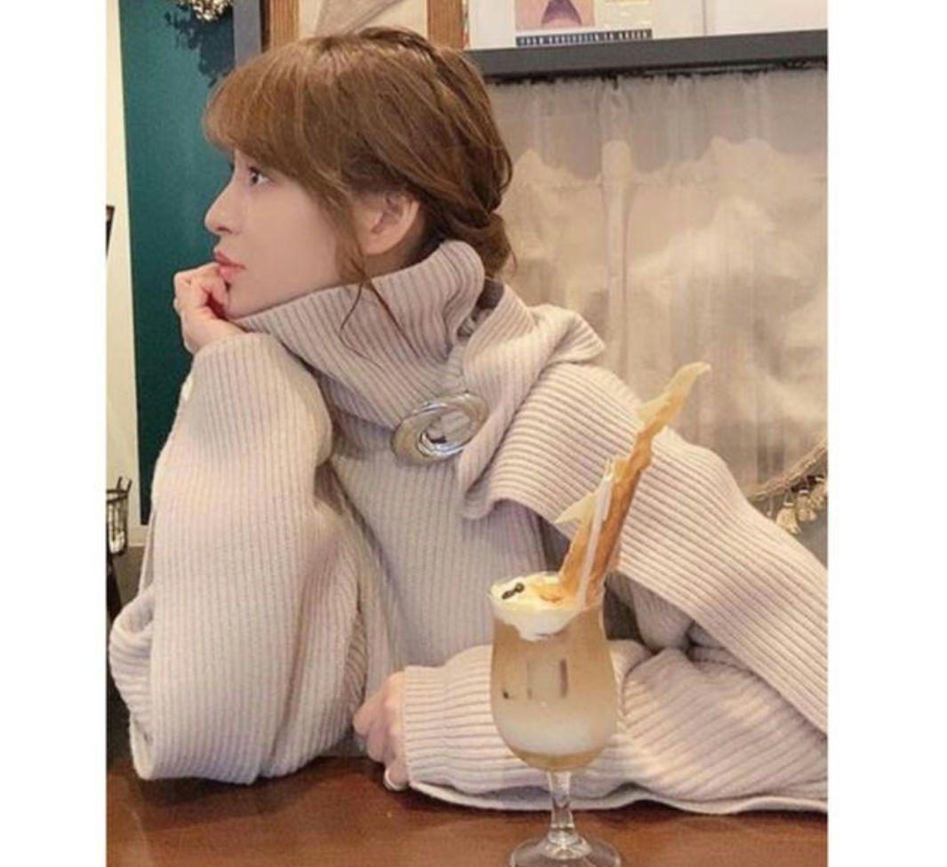 極美品◇ルシェルブルー購入 アイレネ ミラノリブ ニット セーター