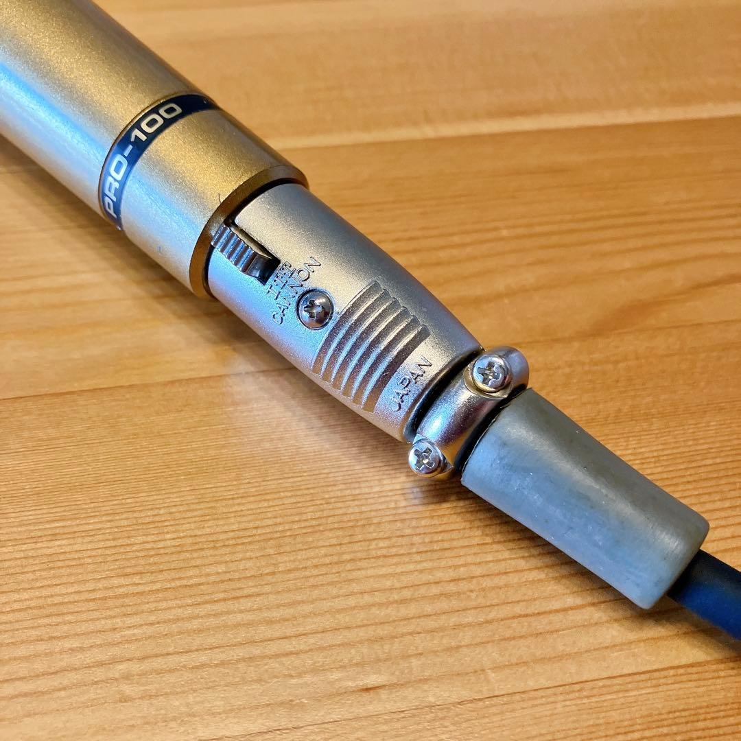 昭和レトロ】オーディオテクニカ マイク PRO-100 日本製 ゴールド