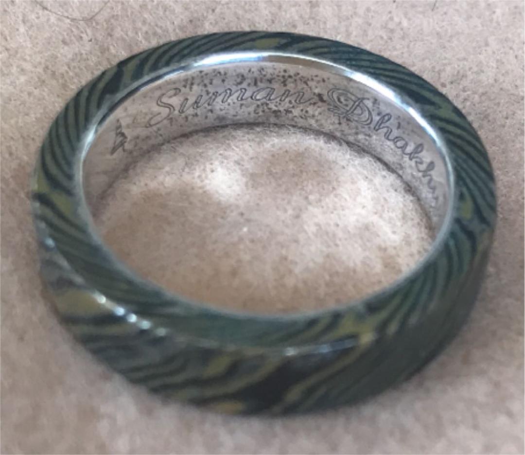 あすたさま スーマンダックワ ヴァルハラ 木目金 リング - メルカリ