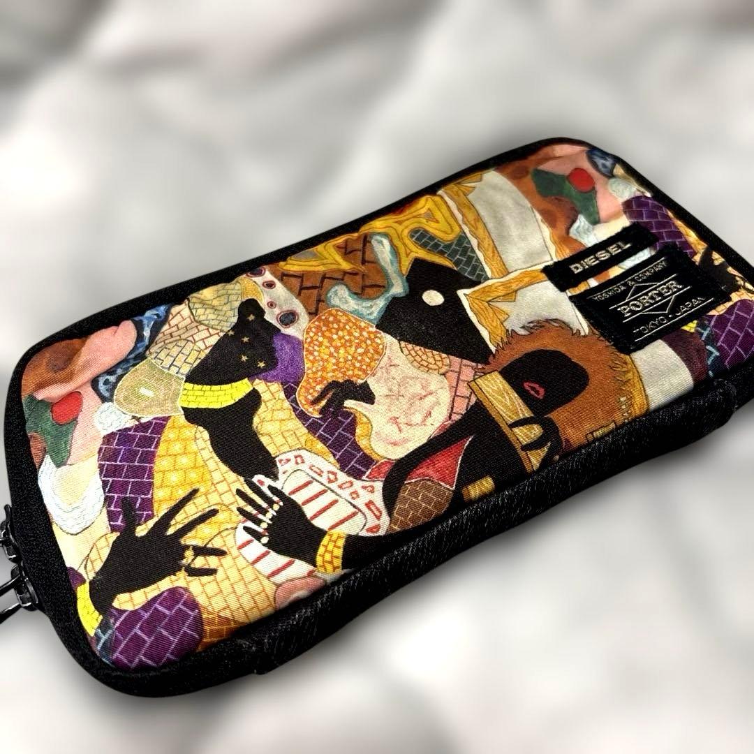 ☆希少☆ PORTER ×DIESELコラボ ラウンドジップ長財布 横尾忠則 - メルカリ