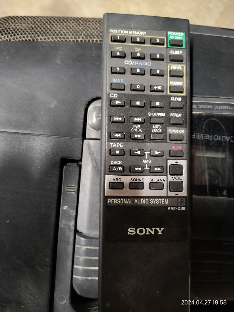 ソナホークZS-66 RMT-66 SONYオーディオ コンポ ジャンク扱い - メルカリ