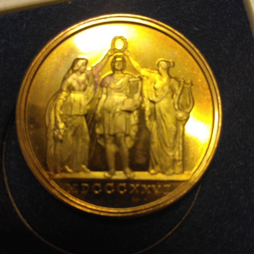 GOETHE メダイル von FRIEDRICH ANTON KÖNIG