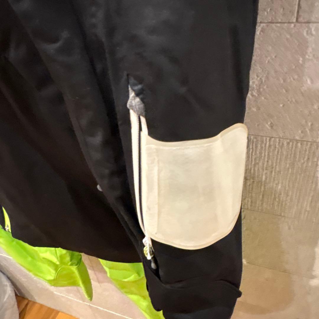 Mizuno スキーウェア 上L 下XL黒/緑 - メルカリ