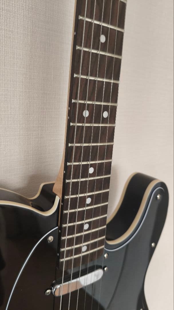 テレキャスター　ブラック　ダブルバインディング