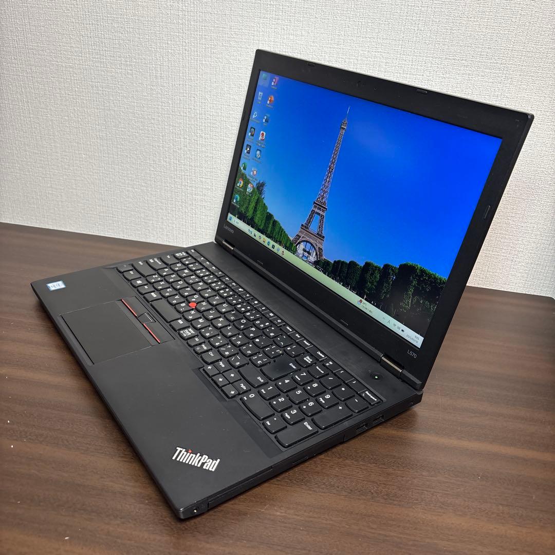 高速SSD！起動時間約10秒！ThinkPad高性能15.6型ノート｜