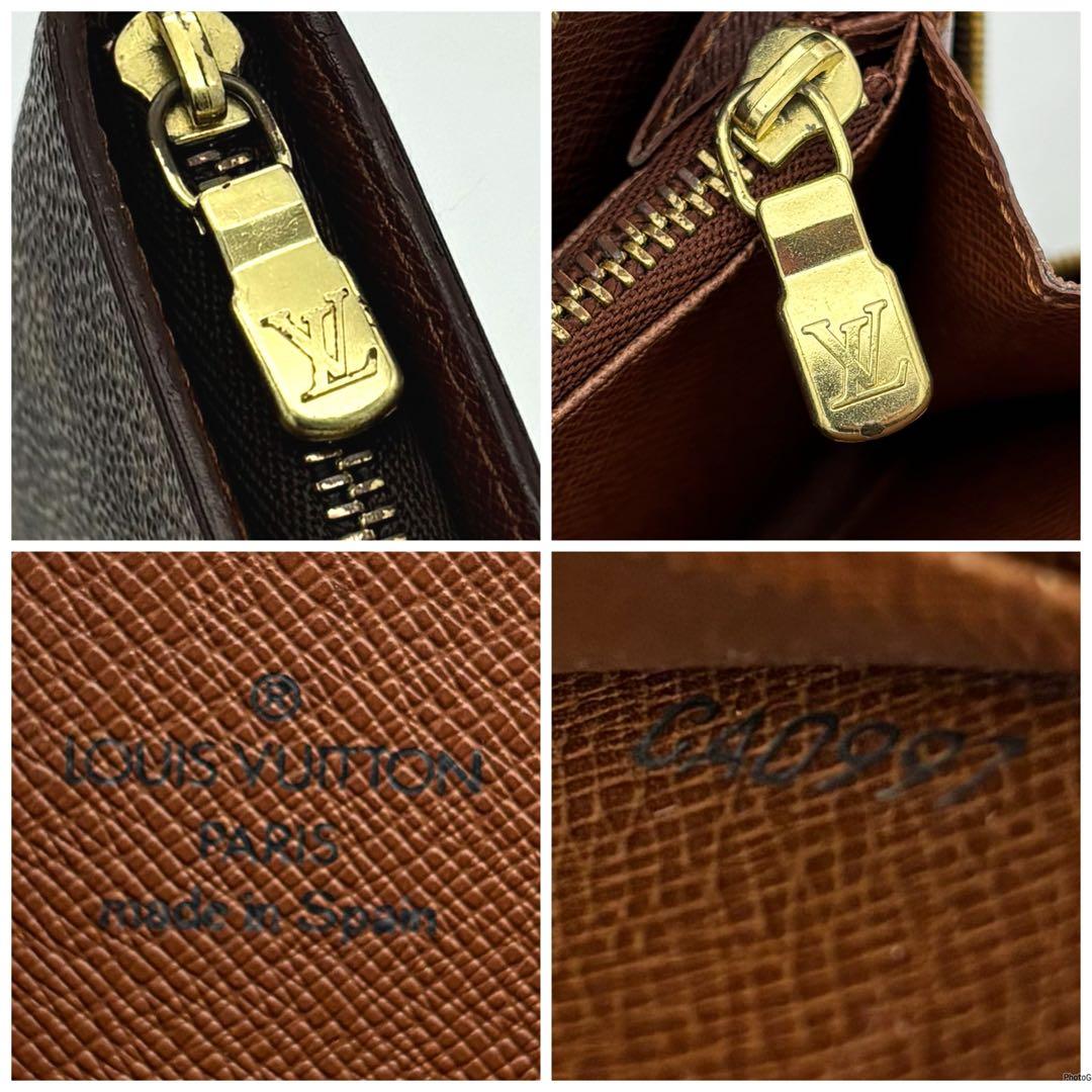 ルイヴィトン モノグラム ポルトモネジップ ラウンドファスナー 長財布