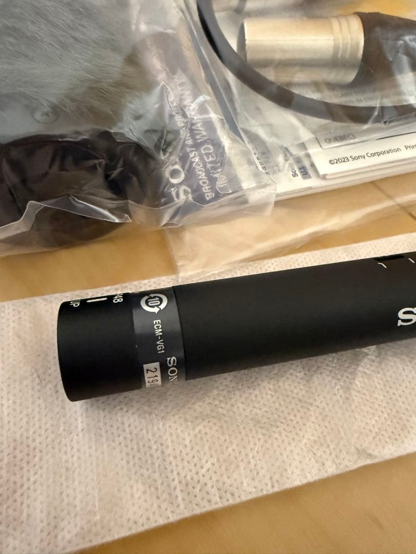 ソニー マイク ECM-VG1 - メルカリ