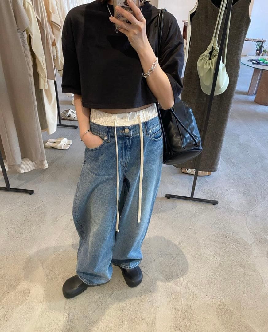 TODAYFUL Layered Waist Denim 24サイズ - メルカリ