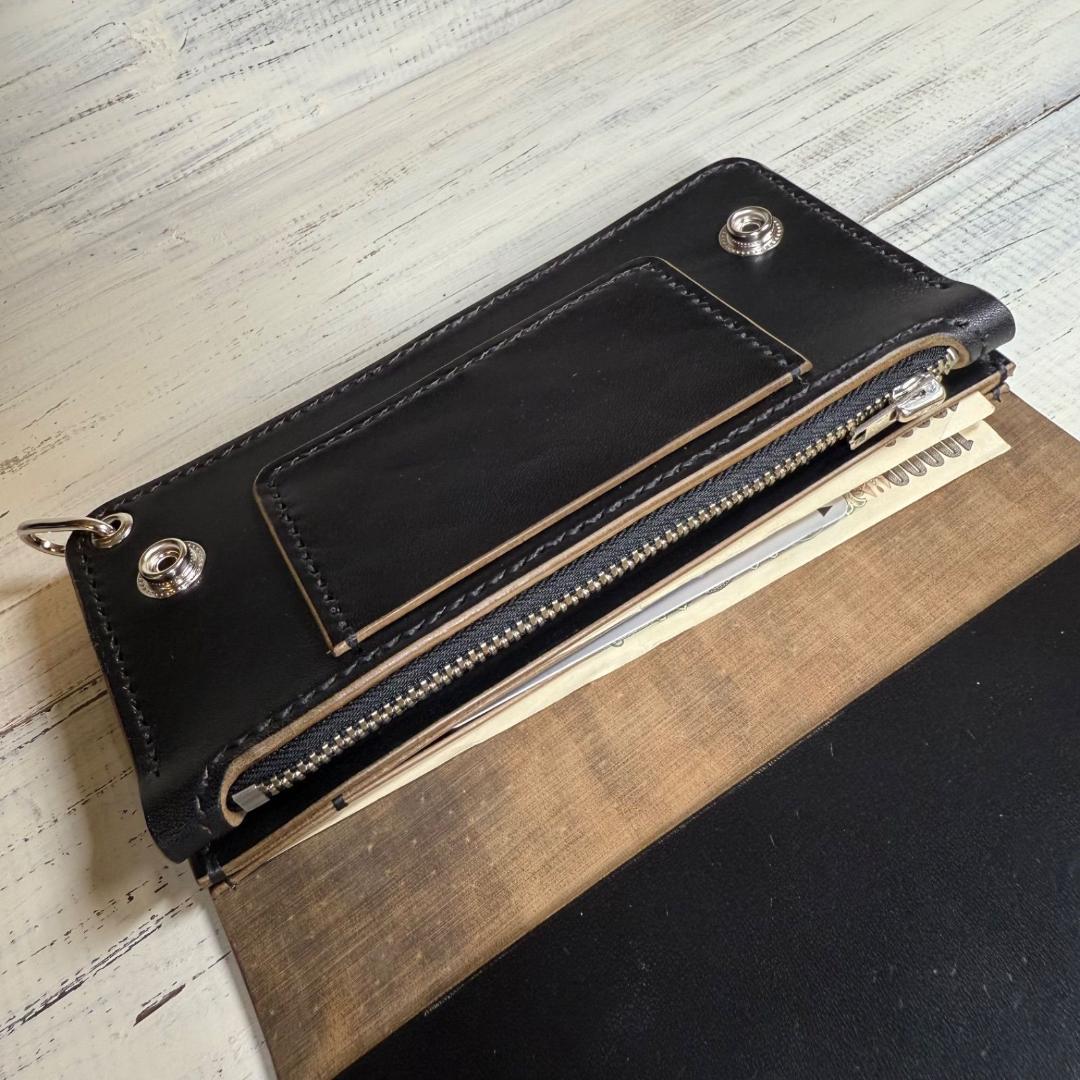 トラッカーウォレット ロング 3層】 ホースバット シルバー TALON