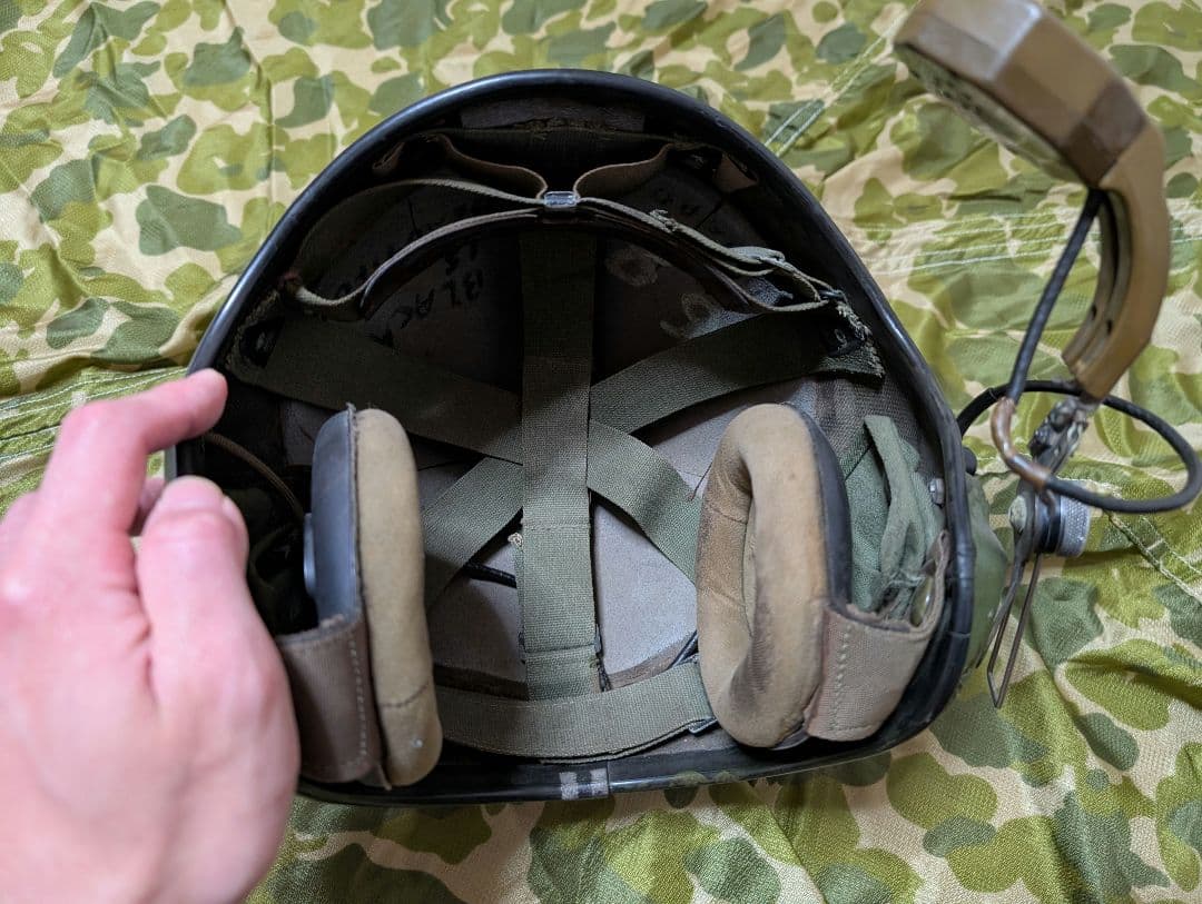 ベトナム戦争 ナム戦 タンカースヘルメット タンククルー 実物 - メルカリ