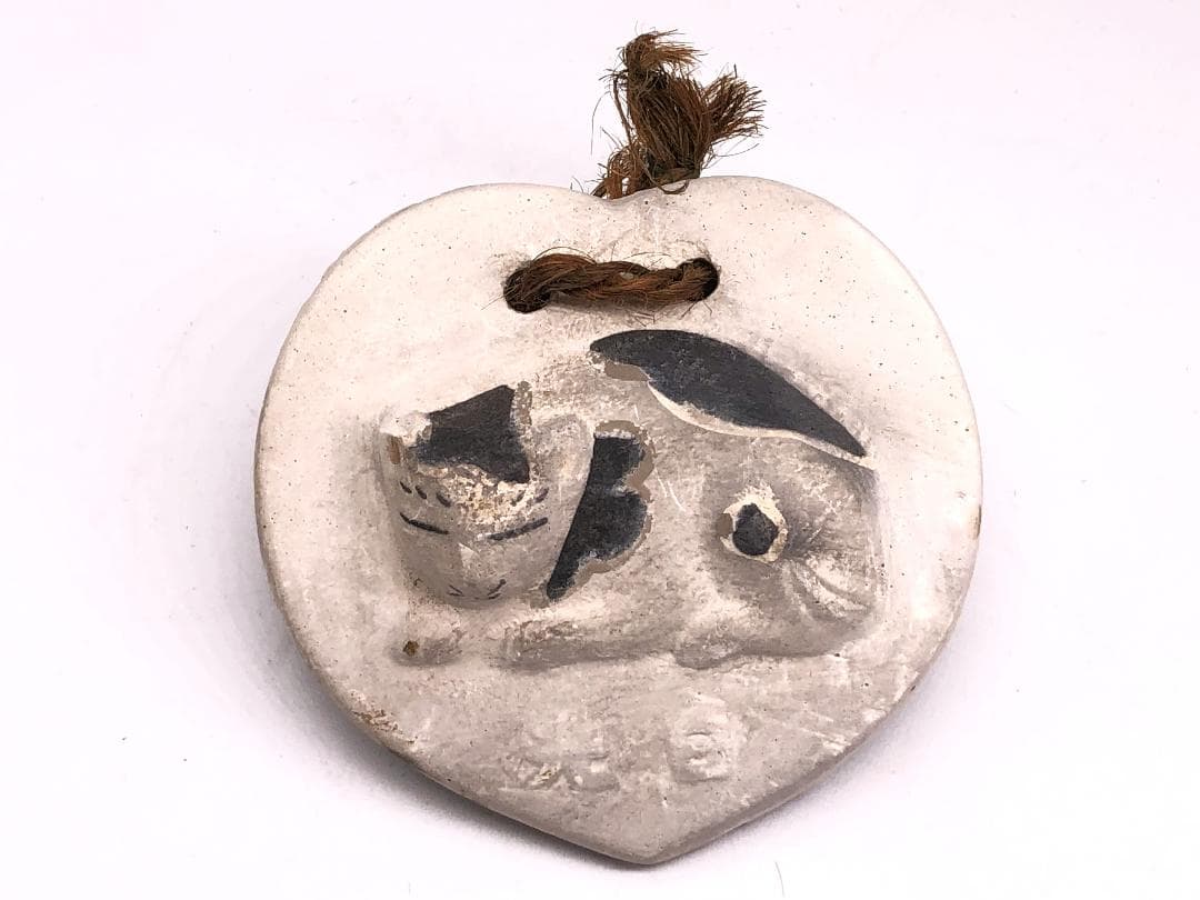 左甚五郎・眠り猫 陶板 】 大正～昭和初期 - メルカリ