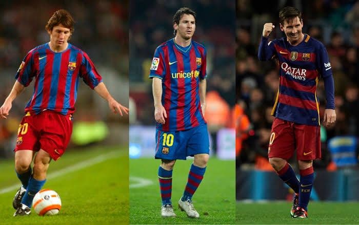 FCバルセロナ 09-10 ホームユニフォーム長袖 メッシ10 - メルカリ