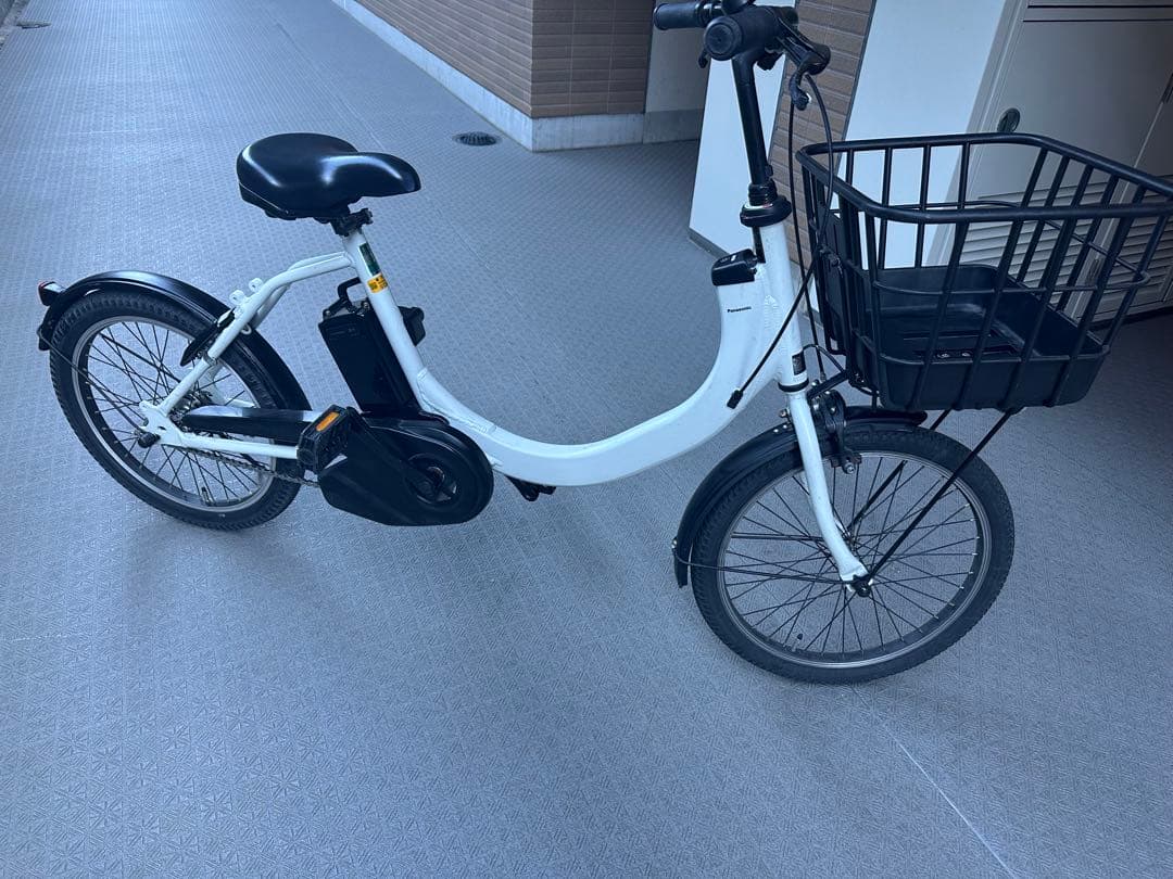 美品 Panasonic電動アシスト自転車SWBE-FSW012N前カゴ・鍵変更 - メルカリ