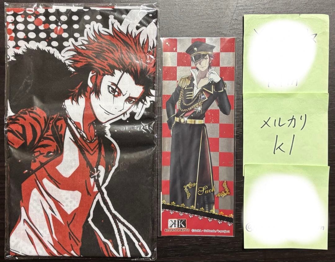 周防尊 アニメK 吠舞羅 グッズ 缶バッジ トレカ カラコレ アニカプ 軍服 ①