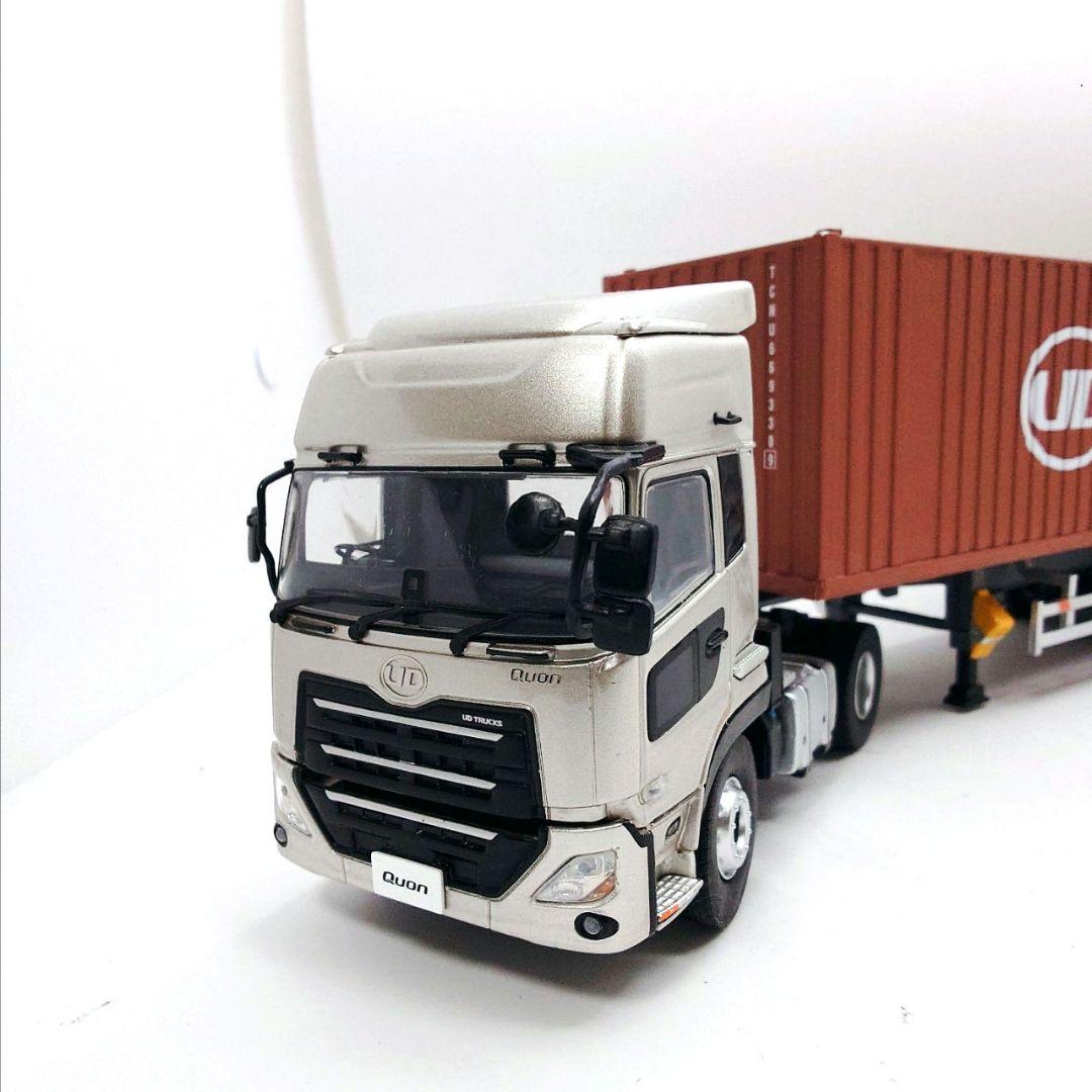 UD TRUCKS クオン 1/43 ミニカー コンテナ付き 非売品 - メルカリ