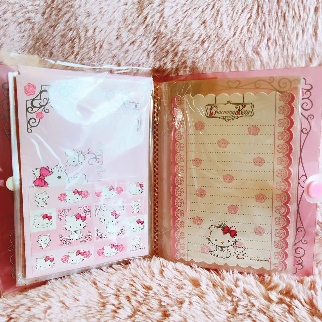 希少レア チャーミーキティ レターセット ペン まとめ売り 平成レトロ