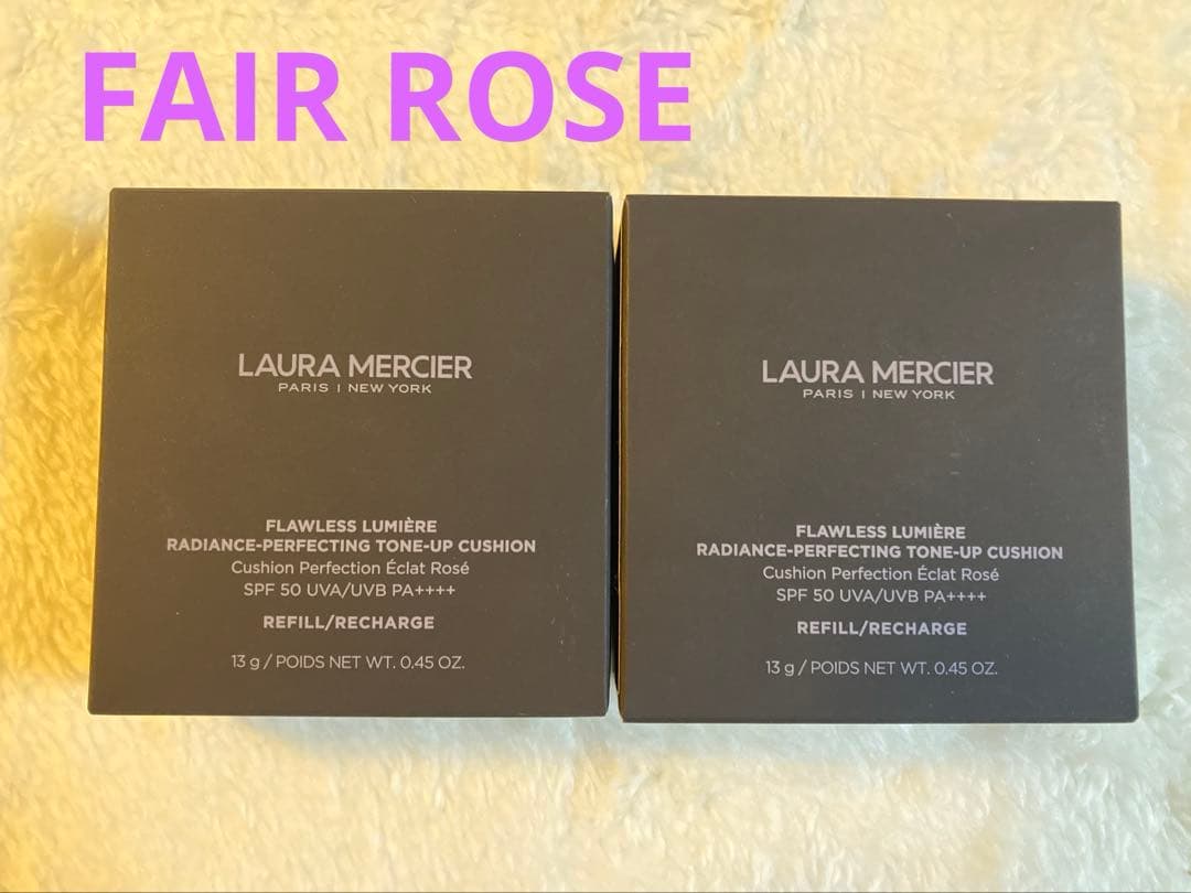 新品】ローラメルシエ トーンアップ クッションファンデFAIR ROSE 2個