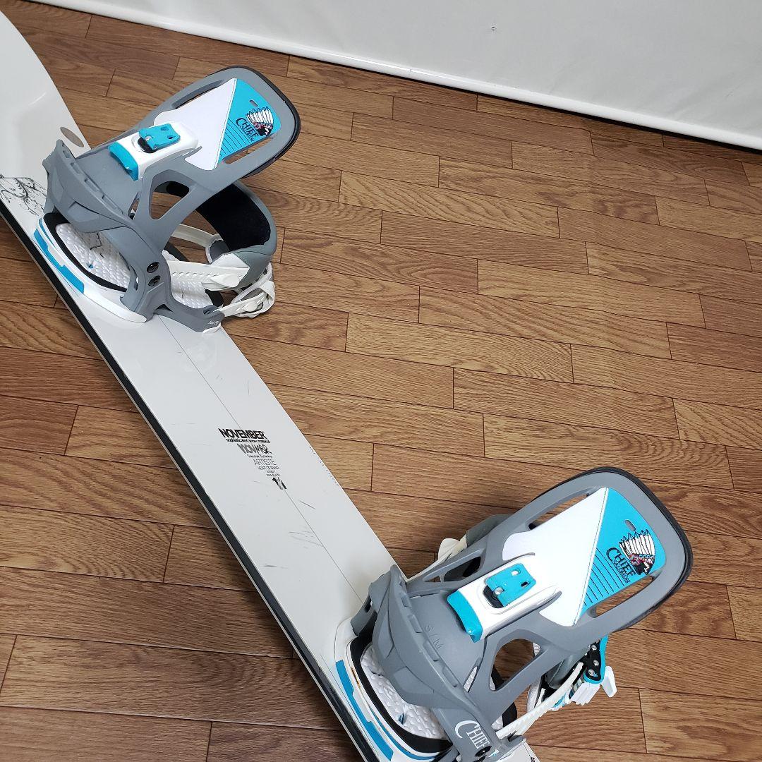 NOVEMBER Artist SALOMON 150cm スノーボードセット - メルカリ