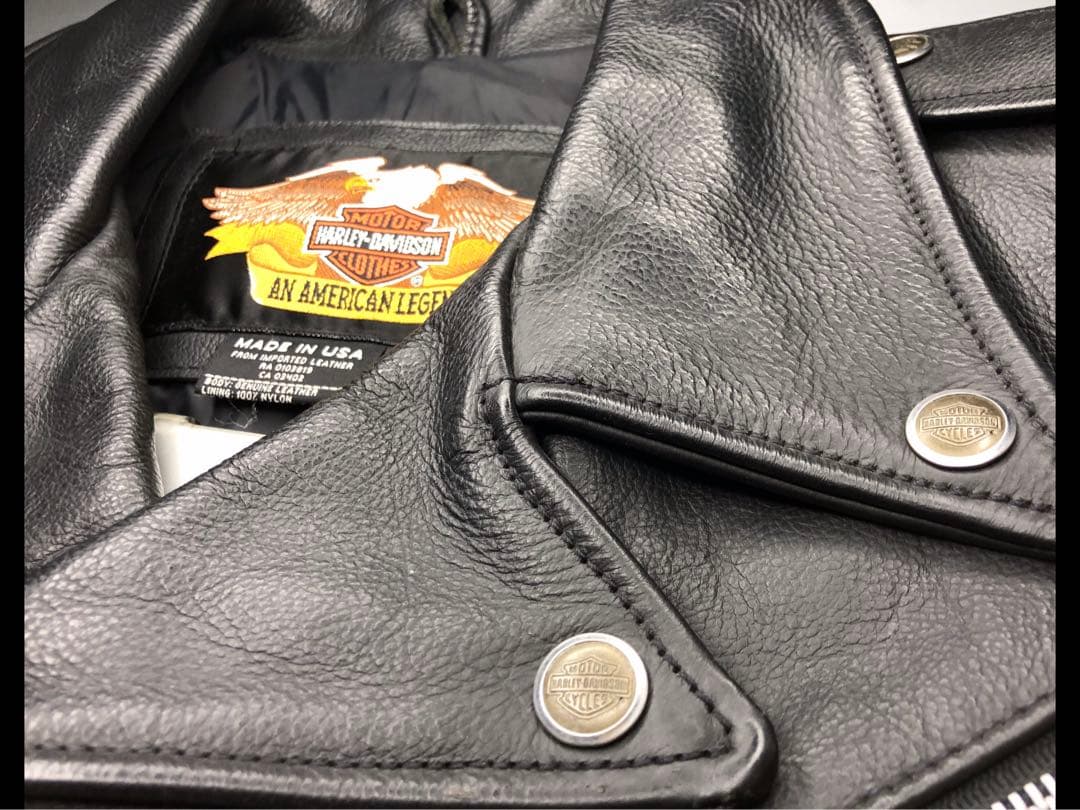 ザ・ハーレー乗りW革ジャン】極上ハーレーダビッドソンUSAライダース