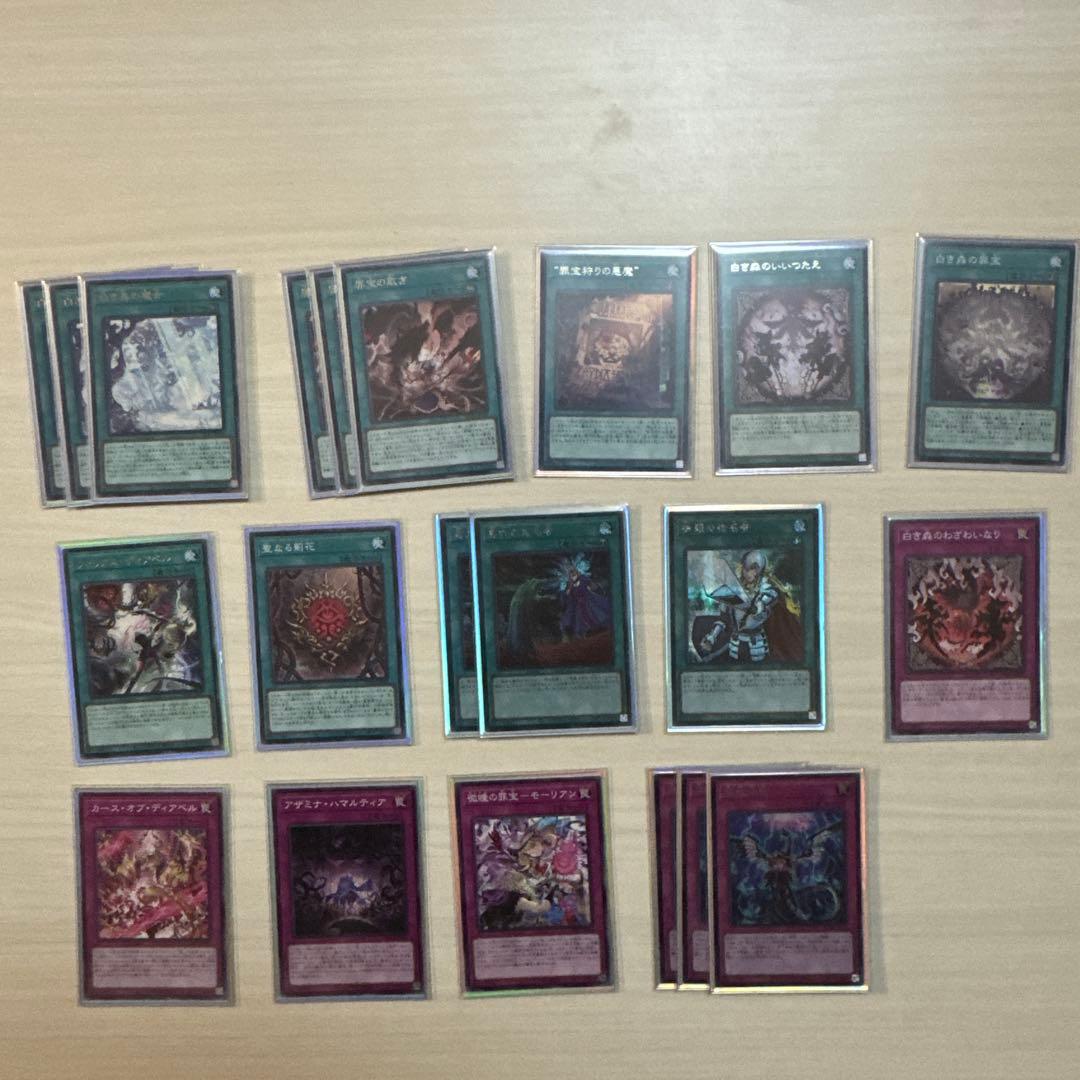 遊戯王OCG白き森 デッキケース付き