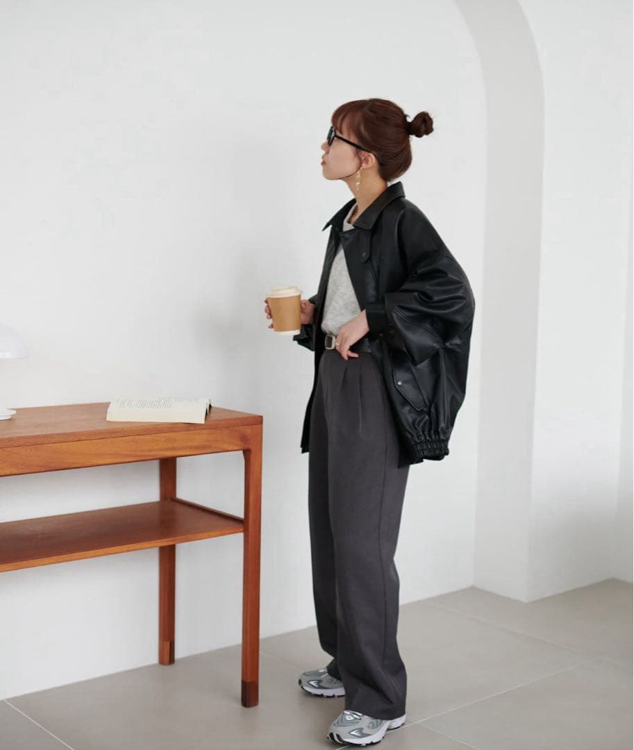 DISCOAT ヴィンテージUPレザージャケット《ユニセックス》