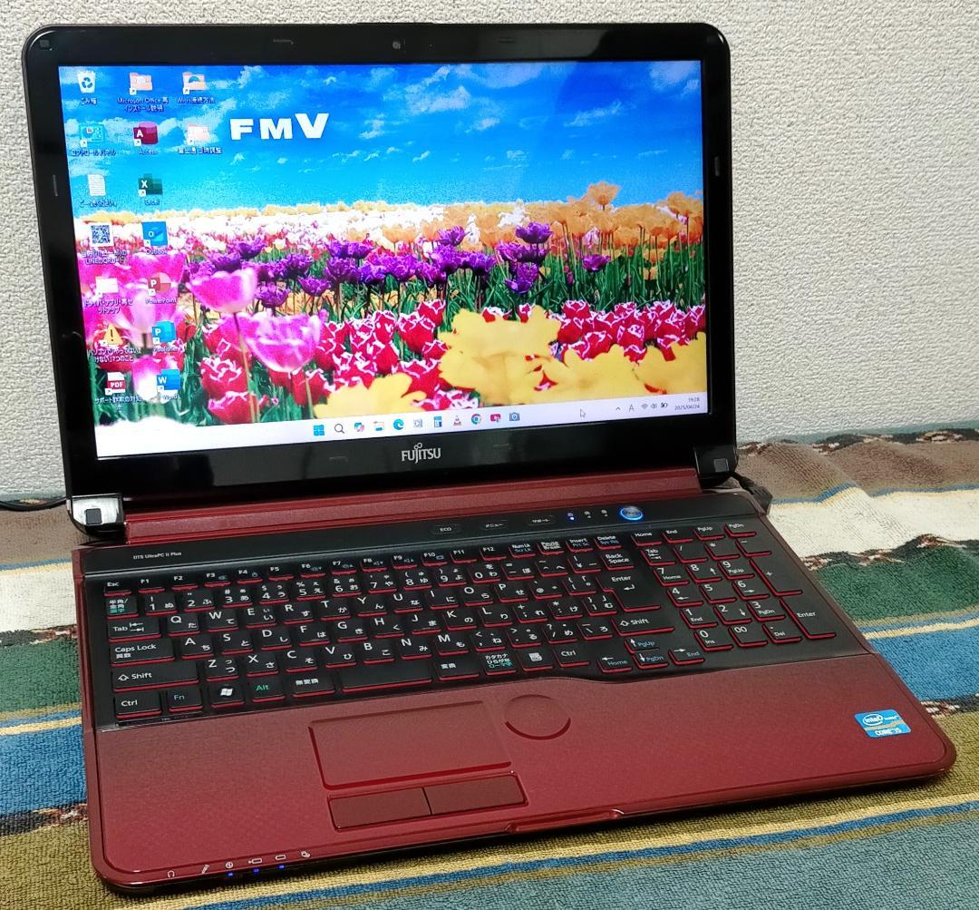 【SALE】格安 整備済み LIFEBOOK AH54/H レッド e18