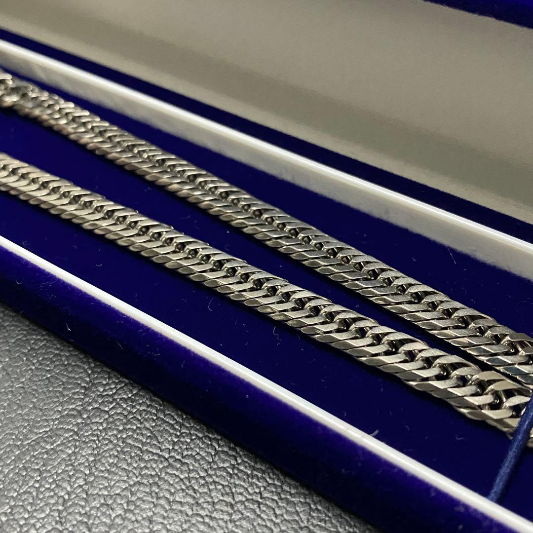 喜平ネックレス 6面トリプル 50cm 日本製 中折れ 刻印 箱付き - メルカリ