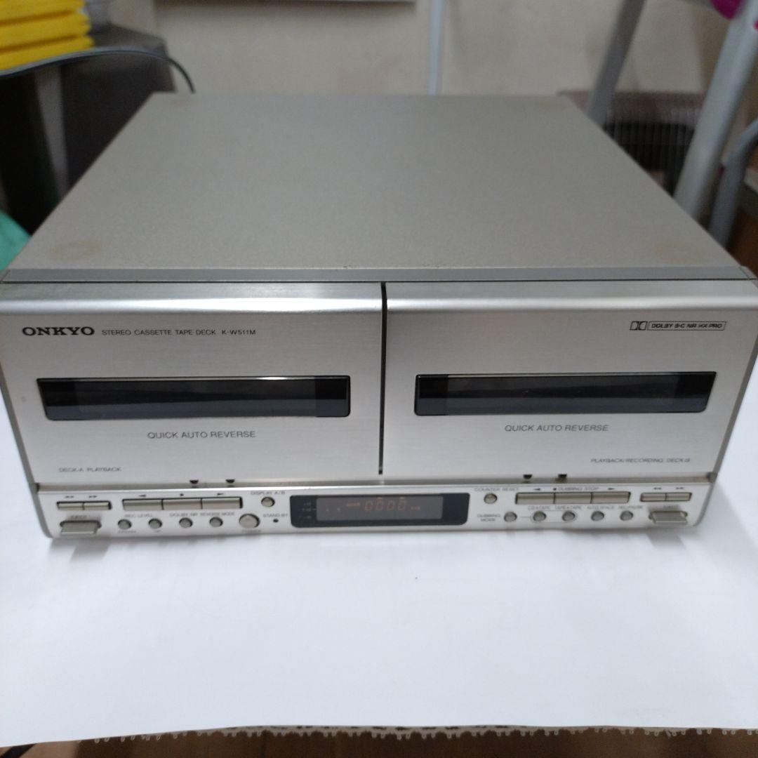 ONKYO K-W511M カセットデッキのジャンク品 - メルカリ