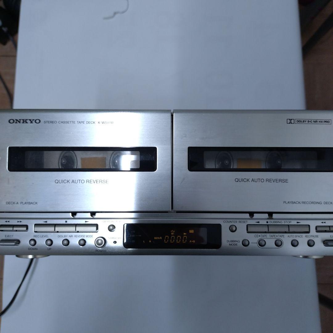 ONKYO K-W511M カセットデッキのジャンク品 - メルカリ
