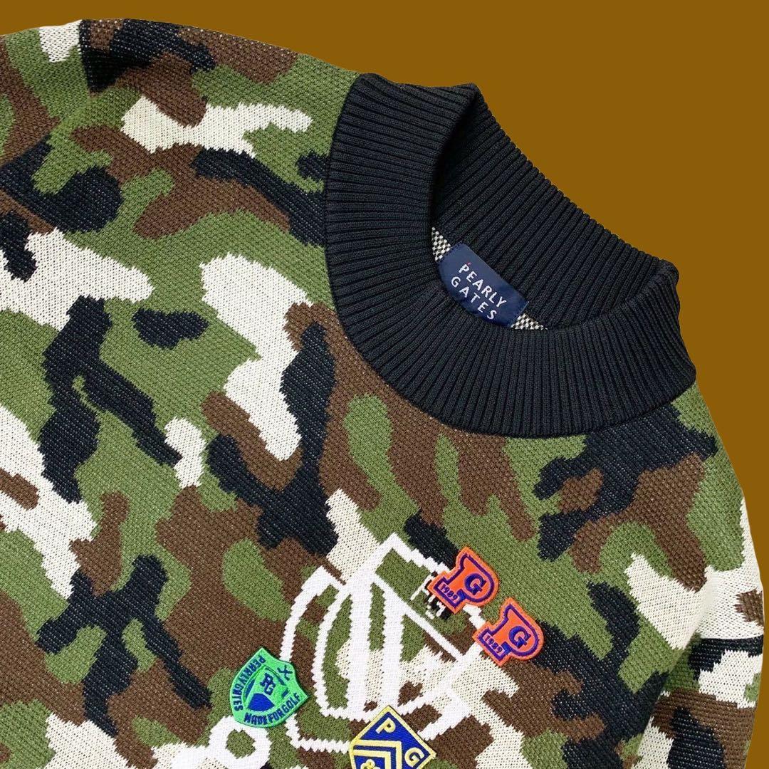 PEARLY GATES/パーリーゲイツ 30thカモ 迷彩 セーター5 - メルカリ